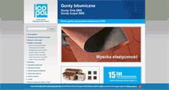 Desktop Screenshot of gonty.icopal.pl