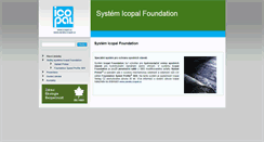 Desktop Screenshot of foundation.icopal.cz